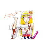 頑張る巫女お姉さん17（個別スタンプ：8）