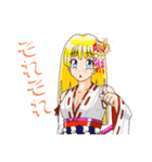 頑張る巫女お姉さん17（個別スタンプ：13）
