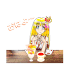 頑張る巫女お姉さん17（個別スタンプ：24）