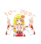 頑張る巫女お姉さん17（個別スタンプ：26）
