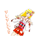 頑張る巫女お姉さん17（個別スタンプ：35）