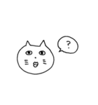 かわいくないネコ子（個別スタンプ：3）