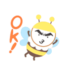 目力強いキャラク達（個別スタンプ：5）