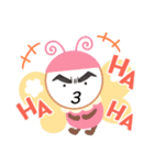 目力強いキャラク達（個別スタンプ：6）