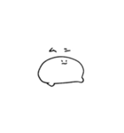 なんかかわいいしろいやつ（個別スタンプ：4）
