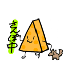 ピザ用チーズになりたい6Pチーズのピザ助2（個別スタンプ：4）