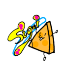 ピザ用チーズになりたい6Pチーズのピザ助2（個別スタンプ：5）