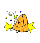 ピザ用チーズになりたい6Pチーズのピザ助2（個別スタンプ：16）