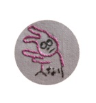 刺しゅううさぎん（個別スタンプ：5）