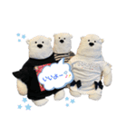 White bearくまお's（個別スタンプ：1）