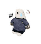 White bearくまお's（個別スタンプ：6）