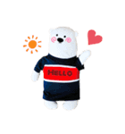 White bearくまお's（個別スタンプ：15）