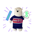 White bearくまお's（個別スタンプ：17）