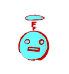 顔(オフ)（個別スタンプ：4）