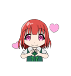 ワンピースちゃん（個別スタンプ：21）