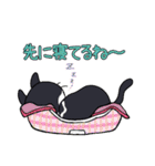 ハチワレねこちゃんのごあいさつ（個別スタンプ：16）