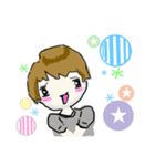 みわちゃん【ショートヘア2】（個別スタンプ：16）