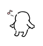 もにゅっとした人たちのスタンプ（個別スタンプ：1）