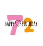 happy♡birthday 2（個別スタンプ：32）