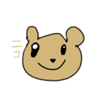 ひょうじょうくまさん（個別スタンプ：1）