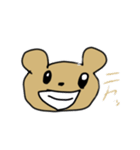 ひょうじょうくまさん（個別スタンプ：2）