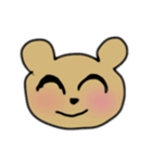 ひょうじょうくまさん（個別スタンプ：5）