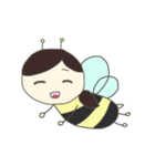 ヒトミバチと愉快な仲間たちのスタンプ（個別スタンプ：1）