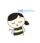 ヒトミバチと愉快な仲間たちのスタンプ（個別スタンプ：3）