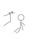 毎日使える★棒人間スタンプ（個別スタンプ：5）