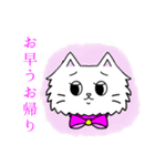 可愛いペルシャ猫 京都弁（個別スタンプ：10）