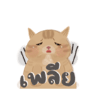 ぽっちゃり太った猫（個別スタンプ：5）