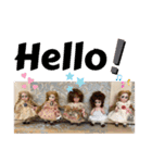 My pretty dolls！(bisque dolls)（個別スタンプ：1）