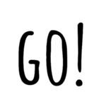ただの文字。でもオシャレ（個別スタンプ：13）