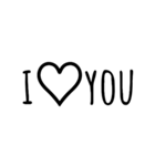 ただの文字。でもオシャレ（個別スタンプ：14）