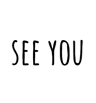 ただの文字。でもオシャレ（個別スタンプ：17）