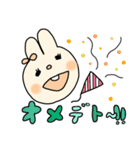 新婚うさぎ（個別スタンプ：24）