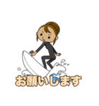 ディアーズサーフガールズ（個別スタンプ：3）