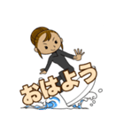 ディアーズサーフガールズ（個別スタンプ：6）