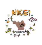 がんばるひとに ナデナデ♡（個別スタンプ：8）