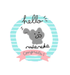 がんばるひとに ナデナデ♡（個別スタンプ：21）