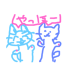 tokeneko＆akuaコラボオリジナルスタンプ‼️（個別スタンプ：1）