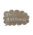 日常使える手書き会話スタンプ☺︎1（個別スタンプ：32）