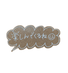 日常使える手書き会話スタンプ☺︎1（個別スタンプ：40）