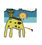 動物のキリンスタンプ（個別スタンプ：2）