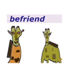 動物のキリンスタンプ（個別スタンプ：12）
