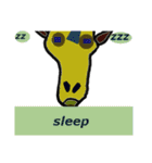 動物のキリンスタンプ（個別スタンプ：17）