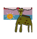 動物のキリンスタンプ（個別スタンプ：23）