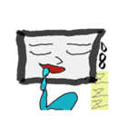 図形的な顔輪郭（個別スタンプ：10）