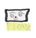 図形的な顔輪郭（個別スタンプ：19）