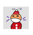 変なサンタさん（個別スタンプ：6）